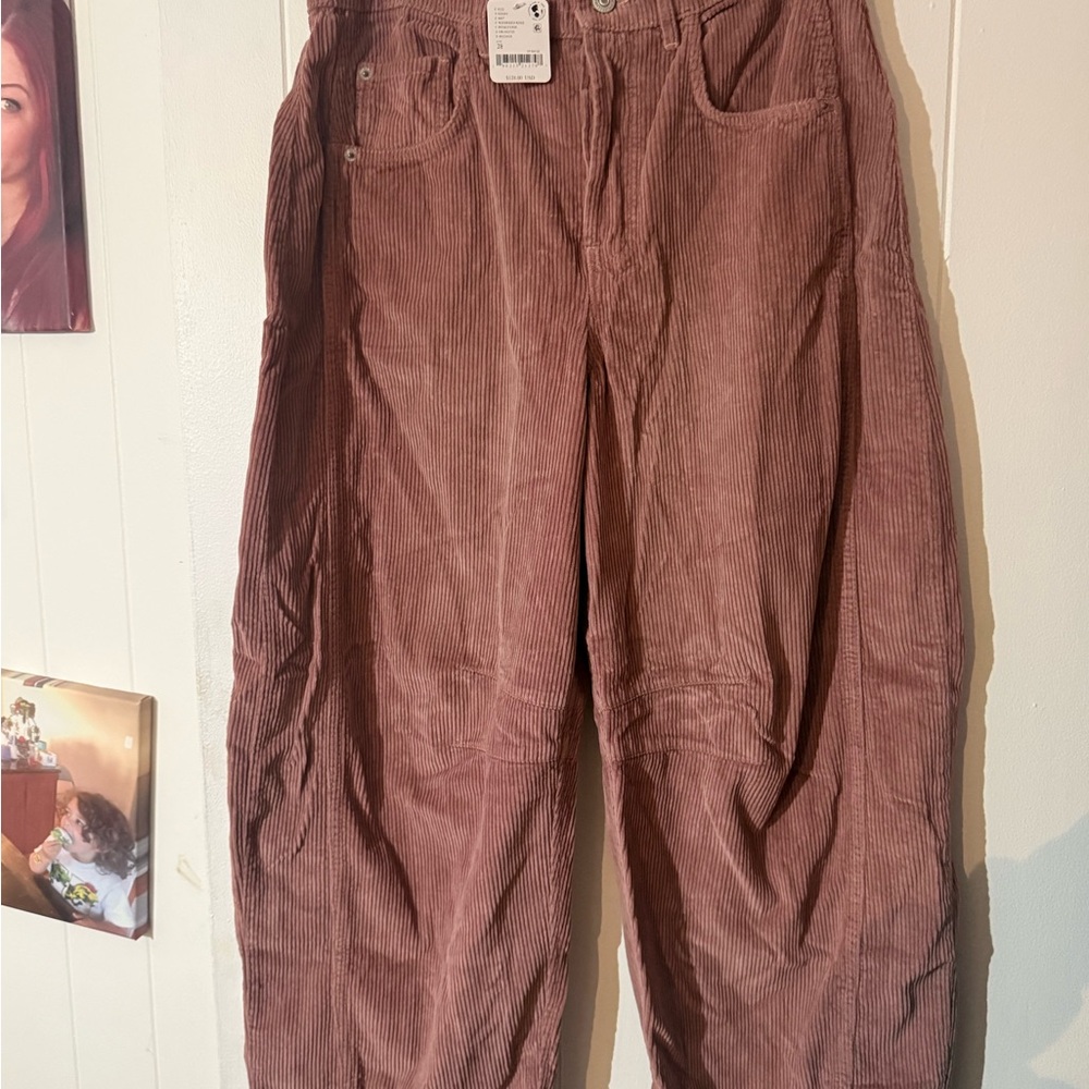 Free People Corduroy Pants - Brown